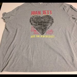 Joan Jett and the Blackhearts retro T-Shirt. Size 2XL.
